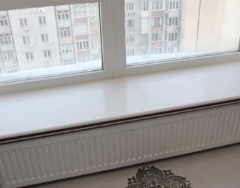 Подоконник на кухне